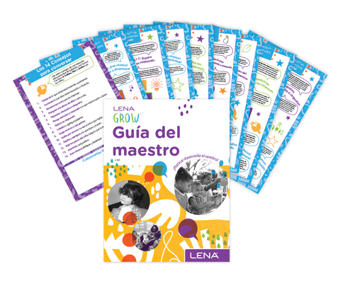 LENA Grow Teacher Guide and Poster Set (Replacement) (Spanish)