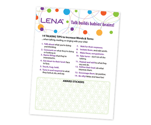 Bilingual Laminated Talking Tips Charts (Bundle of 50)
