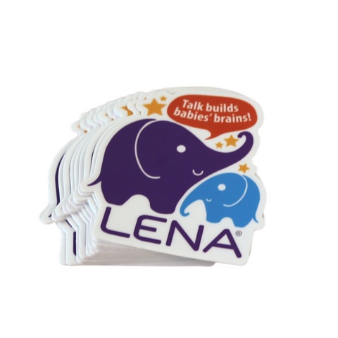 LENA Elephant Stickers (Pack of 50)